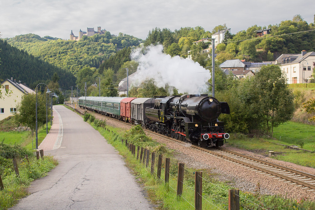 Retour de la 5519 au Luxembourg et premier train spécial vers Troisvierges 10007907474_b48037d0e6_b