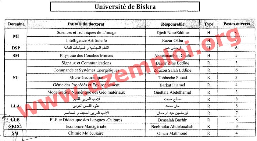 Tous les concours de doctorat LMD en Algérie pour l’année 2014  9352761307_7f9d6e3e98_b