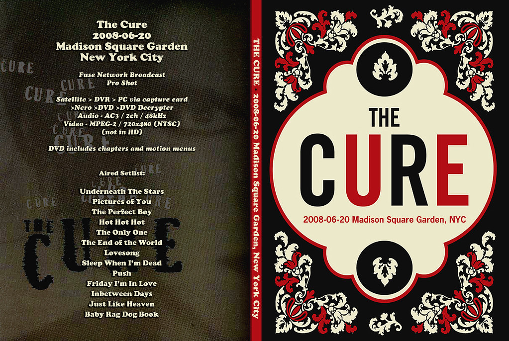 The Cure - Madison Square Garden 2008 DVD! 2621618178_82d93c6c16_b