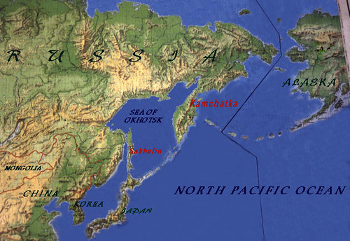 una eventual nube radiactiva podría llegar a la península de Kamchatka, situada al nordeste de Japón y del archipiélago de las Kuriles 3082370575_880e50ac46