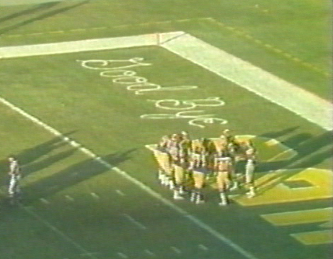 December 16, 1979 - Rams final game in Los Angeles end zone decoration 3130249519_690a80c536_o