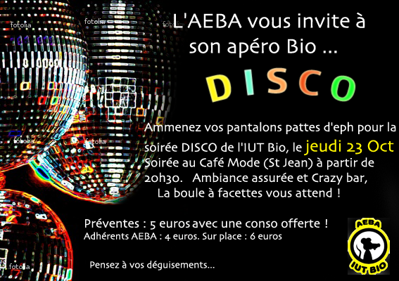 Soire DISCO ! 23/10 Soire au caf mode  IUT BIO ! 2946750301_95a604f866_o