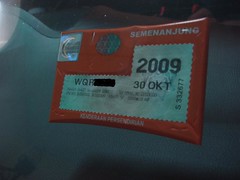 [WTS]Roadtax protective sticker (IMPROVED VERSION), YOUR BEST SOLUTION EVER FOR YOUR ROADTAX (Small Accessories)  3091337469_22207af3c7_m