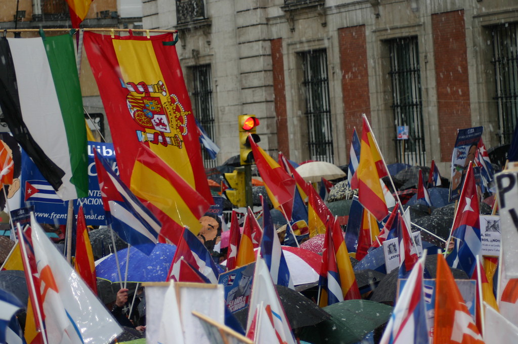 Manifestacion en Madrid contra la tirania de Cuba 3244963480_794b448a7b_b