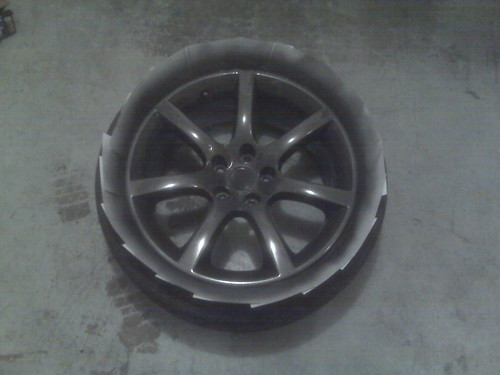 Rims are on the car! 3454653705_538339ef56