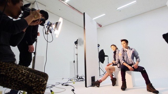 [Pics] BTS of JKS shooting FERRINO 2014 SS 13242018103_eb83fb1336_z