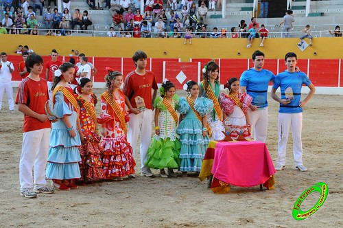 Concurso de recortadores con anillas de Ricla (Zaragoza) ganaderia Hnos. Vela (Mallen, Zaragoza) 4653985952_b41b3329e6