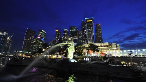 Singapore CBD Merlion