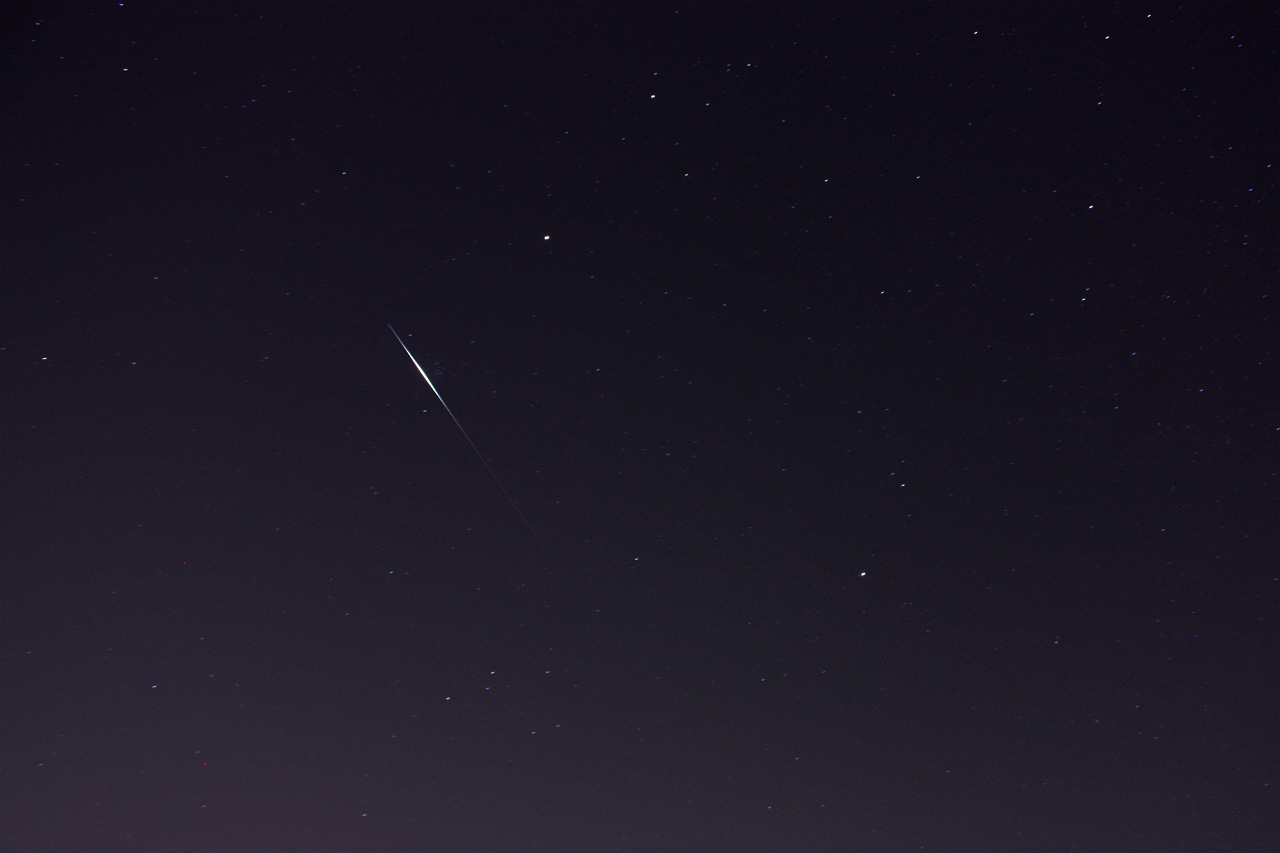 Iridium flare