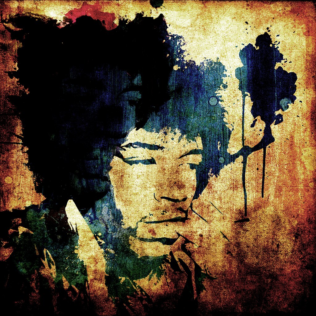 Jimi Hendrix - Pochette d'album. 4612830754_bfcf570937_b