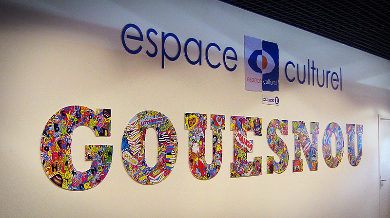 Fresque Espace Culturel E.Leclerc Kergaradec Gouesnou