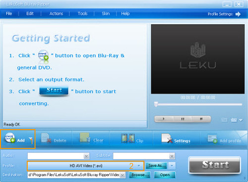 Tips about Converting Blu-ray to HD AVI with LeKuSoft Blu-ray Ripper 4719197387_75c880603f