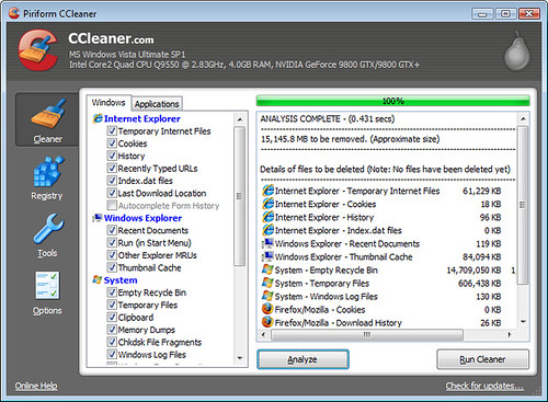 CCleaner v2.33.1184 | 3 MB |Công cụ nhẹ dọn dẹp hệ thống nhanh chóng 4741519001_8b5b1604df