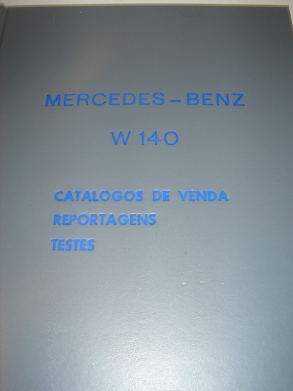 VENDO - CATALOGOS E REPORTAGENS MERCEDES W140 EM PORTUGUES R$90 - Vendido 4961269218_67b8192af5_b