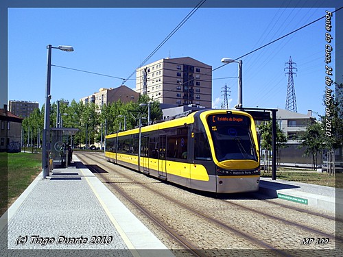 Flexity Swift - Metro do Porto 109 - Fonte do Cuco - 24 de Julho de 2010