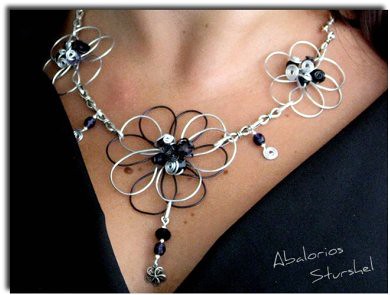 Collar Flor de Alambre 4925997351_ab3bec5526