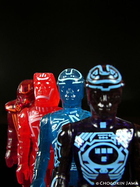 TRON figures by Tomy