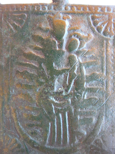 Medalla cuadrada Crucifixion de Jesus / Inm. Concepción - s. XVII 4805096673_fc17d44cf4