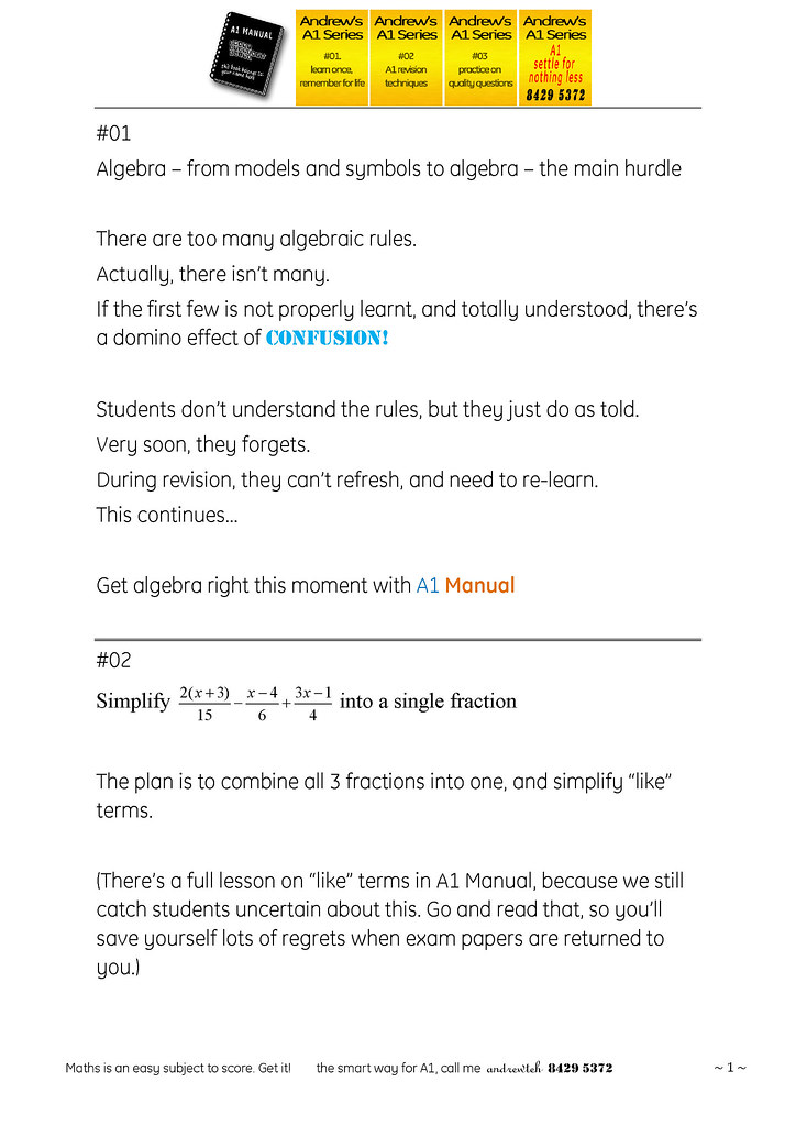 S1E Algebra 5618180216_882466f387_b