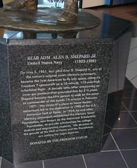 ALAN SHEPARD - FREEDOM 7 / HALL OF FAME