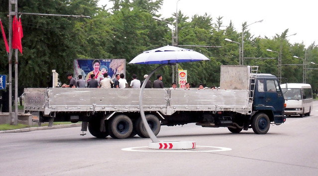 OH NO! PYONGYANG TRAFFIC LADIES BEING RETIRED ?? 5399961979_a7aa26e18b_z