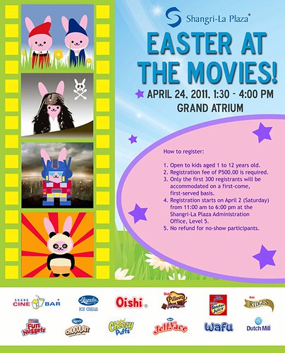 Easter at the Movies! at Shangri-La Plaza 5602024709_d02f823142