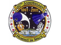 ALAN SHEPARD - FREEDOM 7 / PATCH 40 ANS