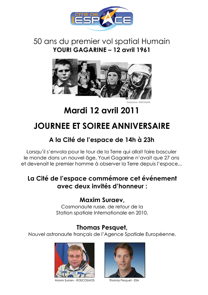 50ème anniversaire du vol de Gagarine : commémoration à la Cité de l'Espace 5553231537_8218bba8d5_b