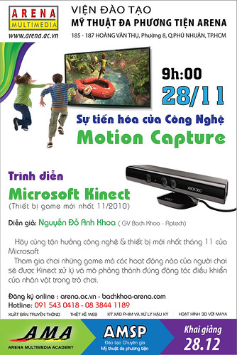 Hội thảo Trình diễn bộ Kinect 3D & công nghệ Motion Capture 5203232071_ca32125794