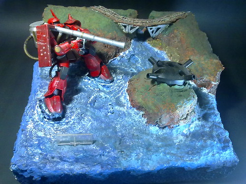 Char Zaku "Sea Rage" Diorama 5467989344_377e34d9a0