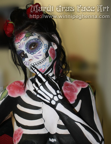 Day of the Dead Sugar skull photo shoot 5513693487_b14ef9dced