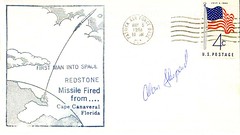 ALAN SHEPARD - FREEDOM 7 / FDC DEPART SIGNE