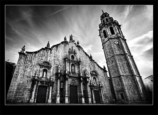 hdr + byn del campanario. 5760984263_f90c98904f_z