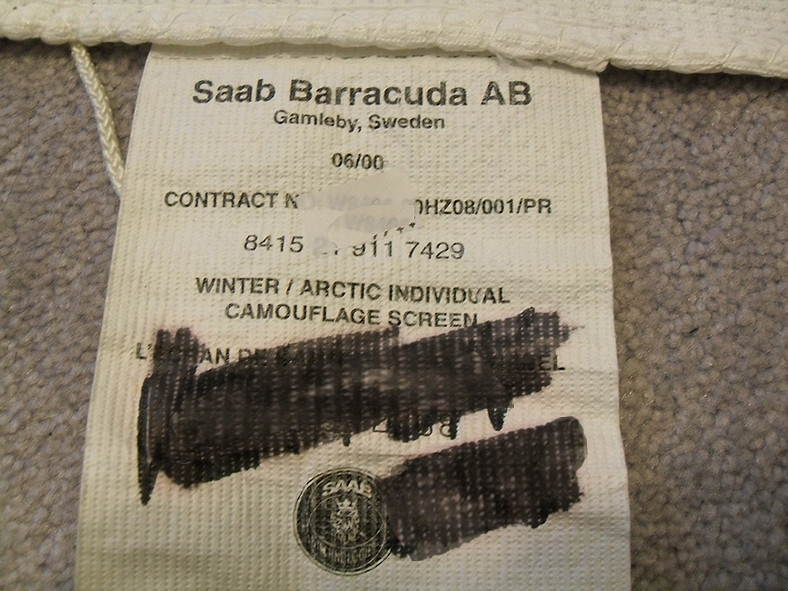 Saab Barracuda Winter / Arctic Individual Camouflage Screen 5420645228_a519403247_b