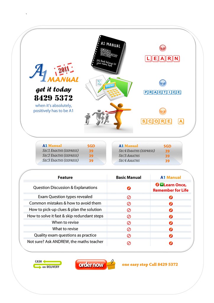 MATHS A1 MANUAL 5597290318_39169acfa7_b