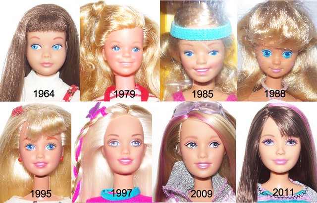 Barbie Faces 5405879515_fe3aa9e20b_z