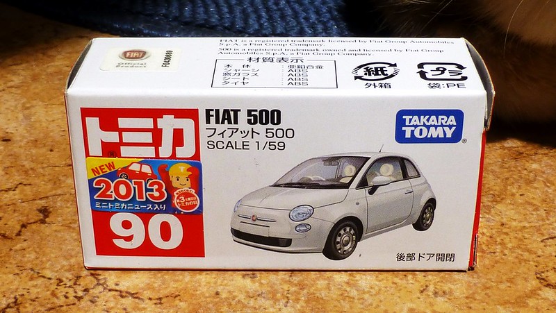 Tomica No. 90 Fiat 500 10768113153_dfac56ce9b_c