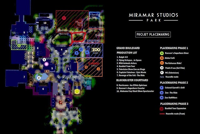 Miramar Studios Park - Placemaking Map