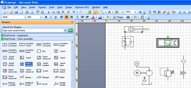 Sử dụng thư viện trong VISIO của Microsoft để vẽ mạch thủy lực - khí nén 5981513352_b788fe9ea1_z