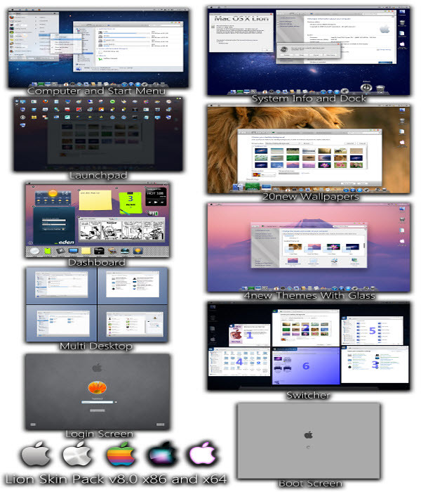 Lion Skin Pack 9.0 for Windows 7 - Phần mềm giả lập giao diện Mac cho windows 7  6055064307_8d0a5e6e79_b