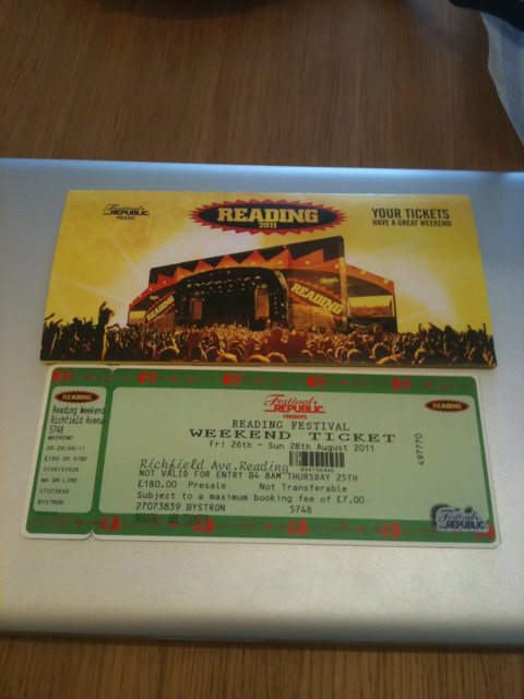 Reading Festival 2011 weekend ticket 6017356855_eddc0ddb45_z