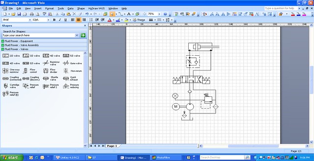 Sử dụng thư viện trong VISIO của Microsoft để vẽ mạch thủy lực - khí nén 5980955549_53c68d36fa_z