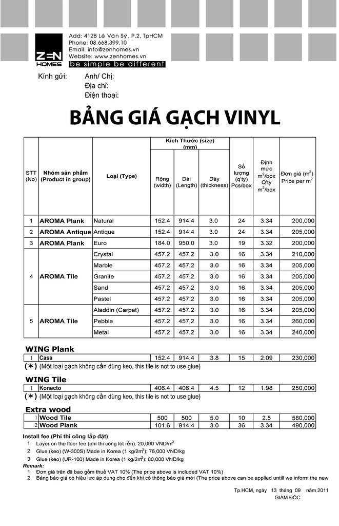 Gạch lót sàn,gạch nhựa,vinyl,aroma-Zenhomes Furnishing 6190580687_a55778d14a_b