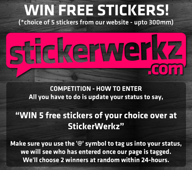 StickerWerkz - Custom Stickers 6082418584_b894b8fe4f_z