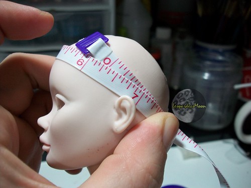 HOW TO: measure a doll head for a wig. 7750910692_60bf50098c