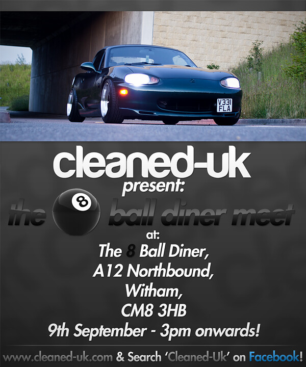 Cleaned-UK @ The 8 Ball Diner. Sept 9th, 3pm. 7450847268_228182c3d8_b