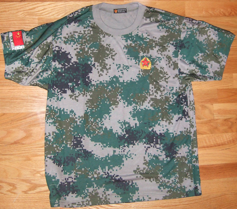 Chinese Type 07 digital urban camo t-shirt with embroidered badge and flag 6386664223_a16e350444_b