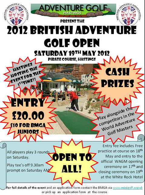 BMGA BRITISH ADVENTURE GOLF OPEN - Saturday 19th May - Pirate Course, Hastings 7158187818_e10fdde3d0_z