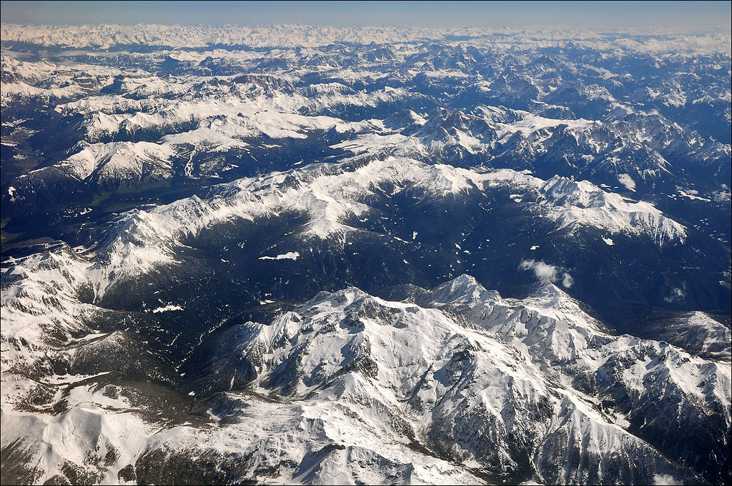 Le Alpi Orientali dal finestrino...dell'aereo!! 7248252004_7c44e59d79_b