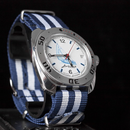 Bracelet Nato sur orient mako Bleu 6893161062_5311ceb790